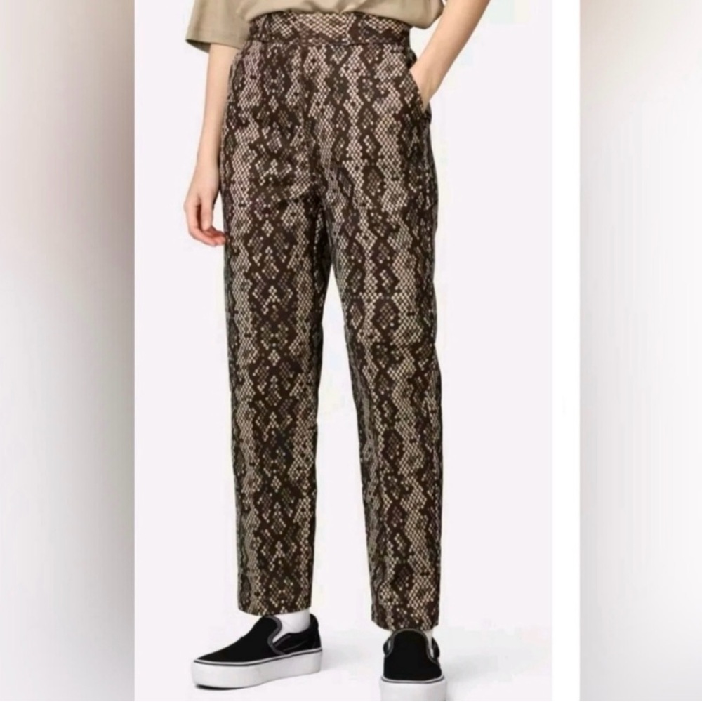 DICKIES Camden Camo Snake Print Pants Womens Size: 4R High Rise NWT